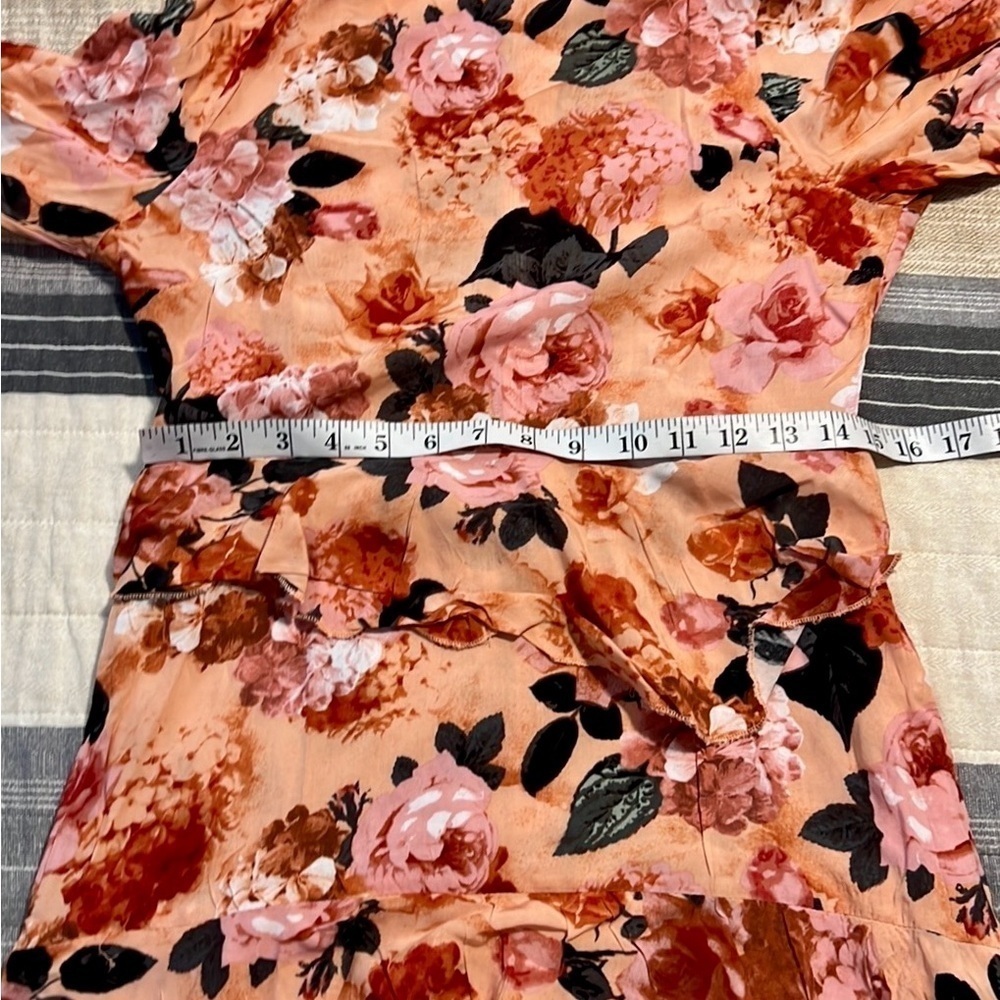 Anthro’s Jaase, Stunning Floral Long-Sleeve Tiered Dress,Exquisite EUC, Size S - Picture 12 of 14